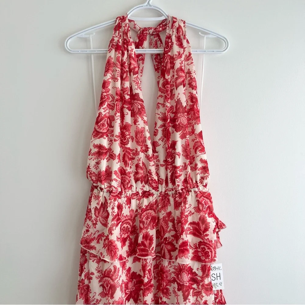 Floral Wedding Guest Maxi Dress - Picture 4 of 5